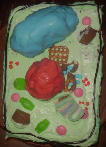 plant cell 3d cake