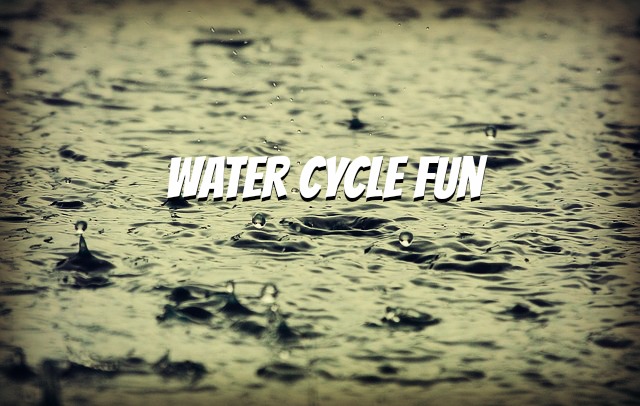 Water Cycle Fun