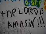 Woo hoo hoo, the Lord is amasin!!!
