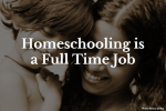 Homeschooling is a full-time job