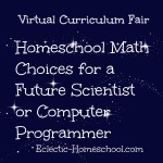 Homeschool Math Choices for a Future Scientist or Computer Programmer