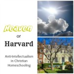 Heaven or Harvard?  Anti-Intellectualism in Christian Homeschooling
