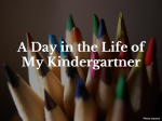 A Homeschool Day in the Life of My Kindergartner
