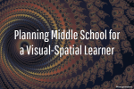 Planning Middle School for a Visual-Spatial Learner