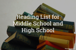 Middle School to High School Reading List for a Strong Reader