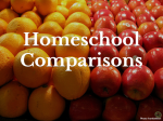 Homeschool Comparisons