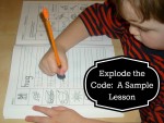 Explode the Code: A Sample Lesson