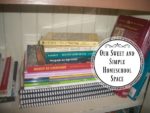 Our Sweet and Simple Homeschool Space